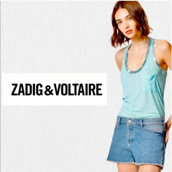 Zadig & Voltaire Racerback Tank Top NWT XS - Picture 2 of 10